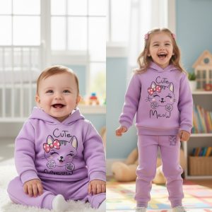 Hoodie Set winter hoodie set-Trouser + Hoodie