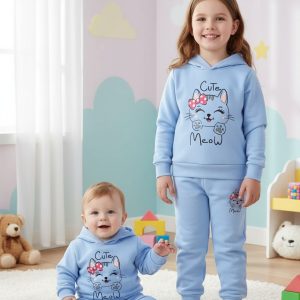 Hoodie Set winter hoodie set-Trouser + Hoodie