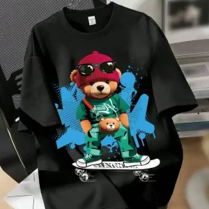 Shop the Minato Namikaze Oversized Drop Shoulder T-Shirt from Naruto! Premium black cotton anime streetwear tee with bold Hokage print — perfect for men, women, and anime fans.