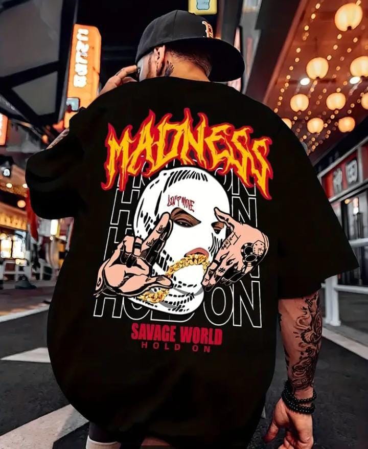 Premium drop shoulder T-Shirt for Men – Black